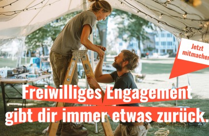 Freiwilliges Engagement gibt dir immer etwas zur&uuml;ck.