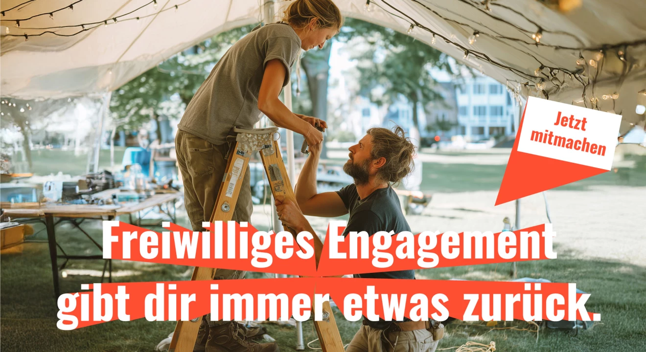 Freiwilliges Engagement gibt dir immer etwas zurück.